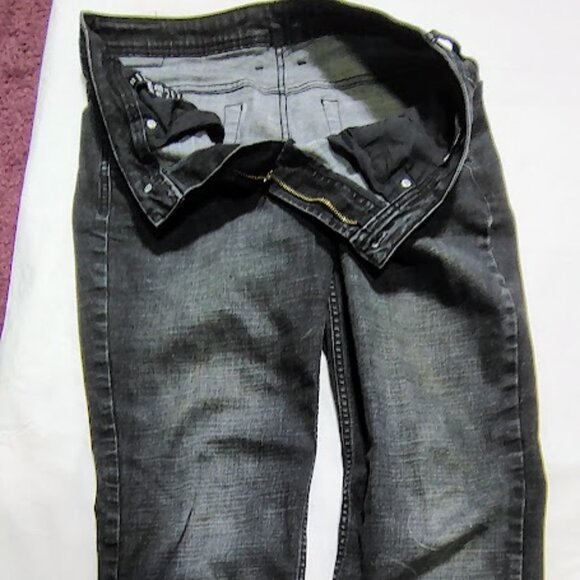 BUFFALO JEANS BY DAVID BITTON 34X32 DARK GRAY STRETCH JEANS - Picture 2 of 5